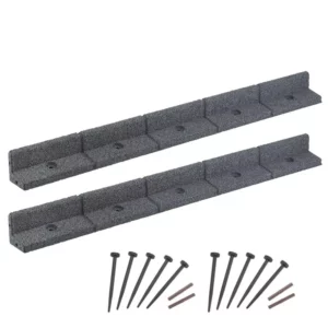 2 pack of Enviro Blocks Granite Grey garden edging