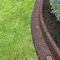 Easy-Edge Garden Edging | Rubber Garden Border | Flinders Brown